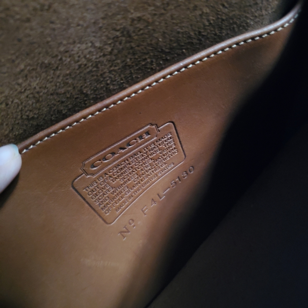 🚫SOLD🚫 Vintage Coach Station bag brown leather - Picture 3 of 6